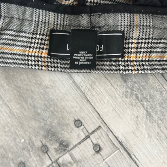 Gray Gold Plaid Drawstring Pants Size L - Picture 10 of 10